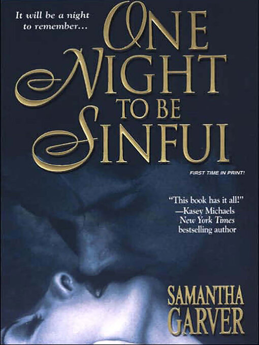 Cover image for One Night to Be Sinful